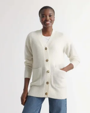 Baby Alpaca-Wool Oversized Cardigan