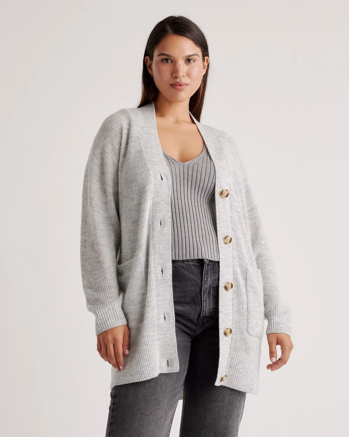 Baby Alpaca-Wool Oversized Cardigan