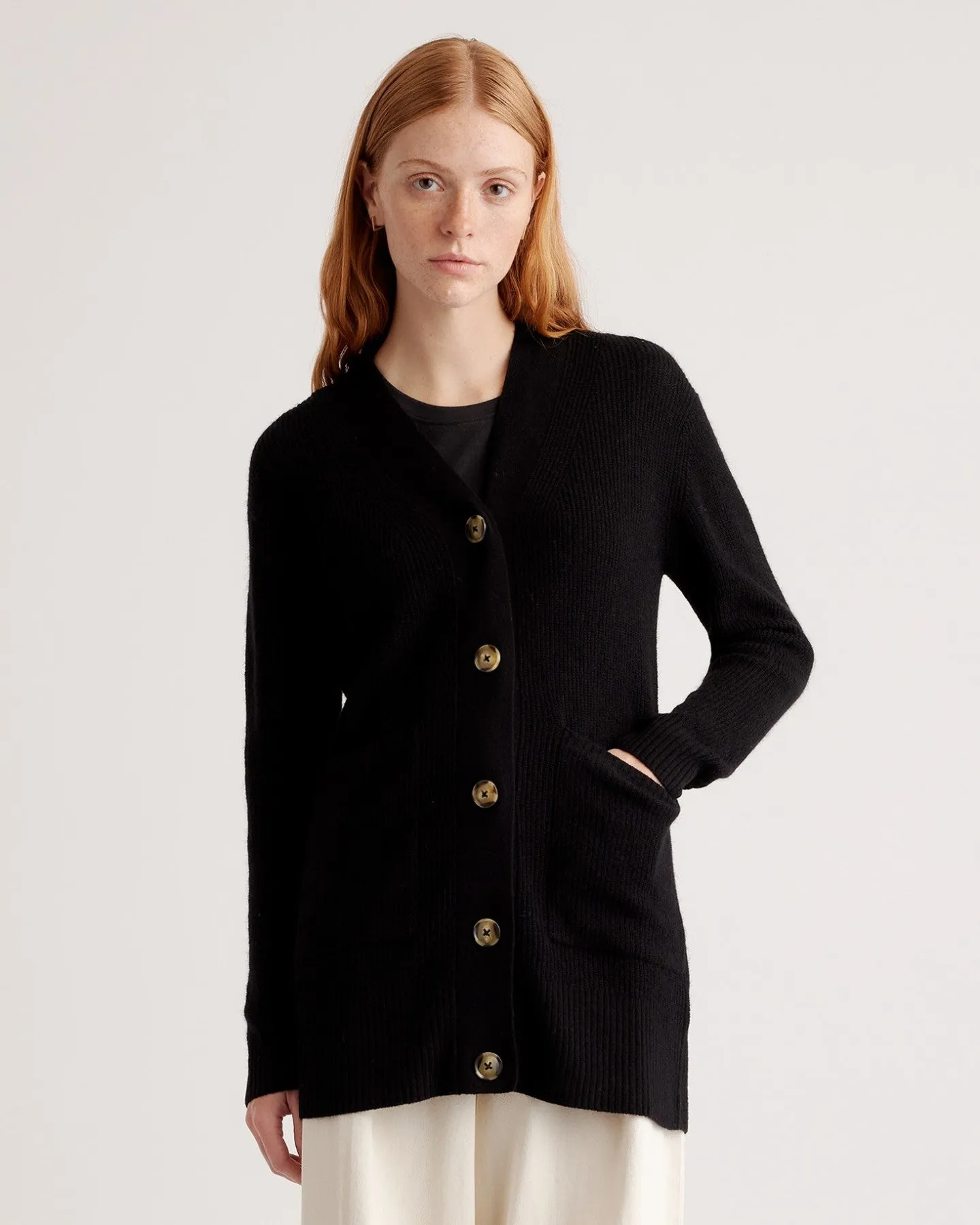 Baby Alpaca-Wool Oversized Cardigan