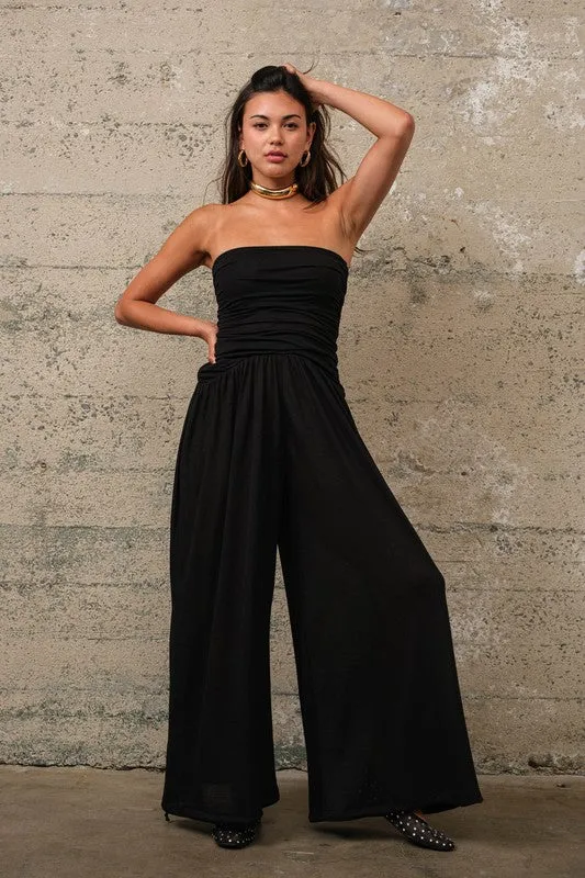 Black Tube Jumpsuit