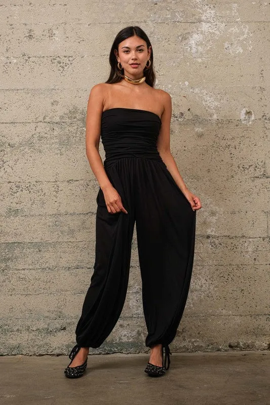 Black Tube Jumpsuit