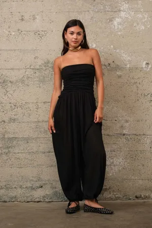 Black Tube Jumpsuit