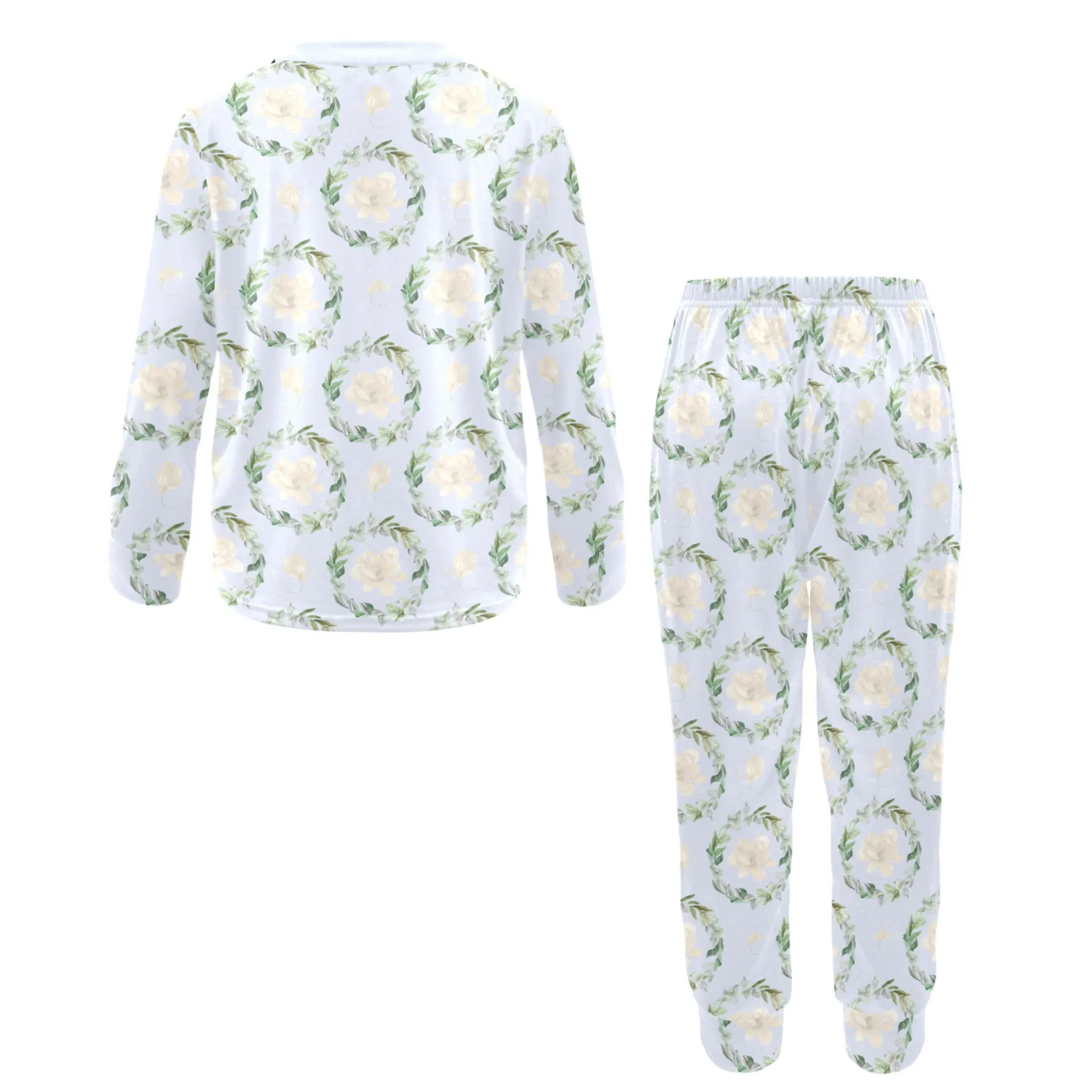 Blue Magnolia | Pajama Set for Girls  | Elegant & Comfortable Sleepwear for Kids