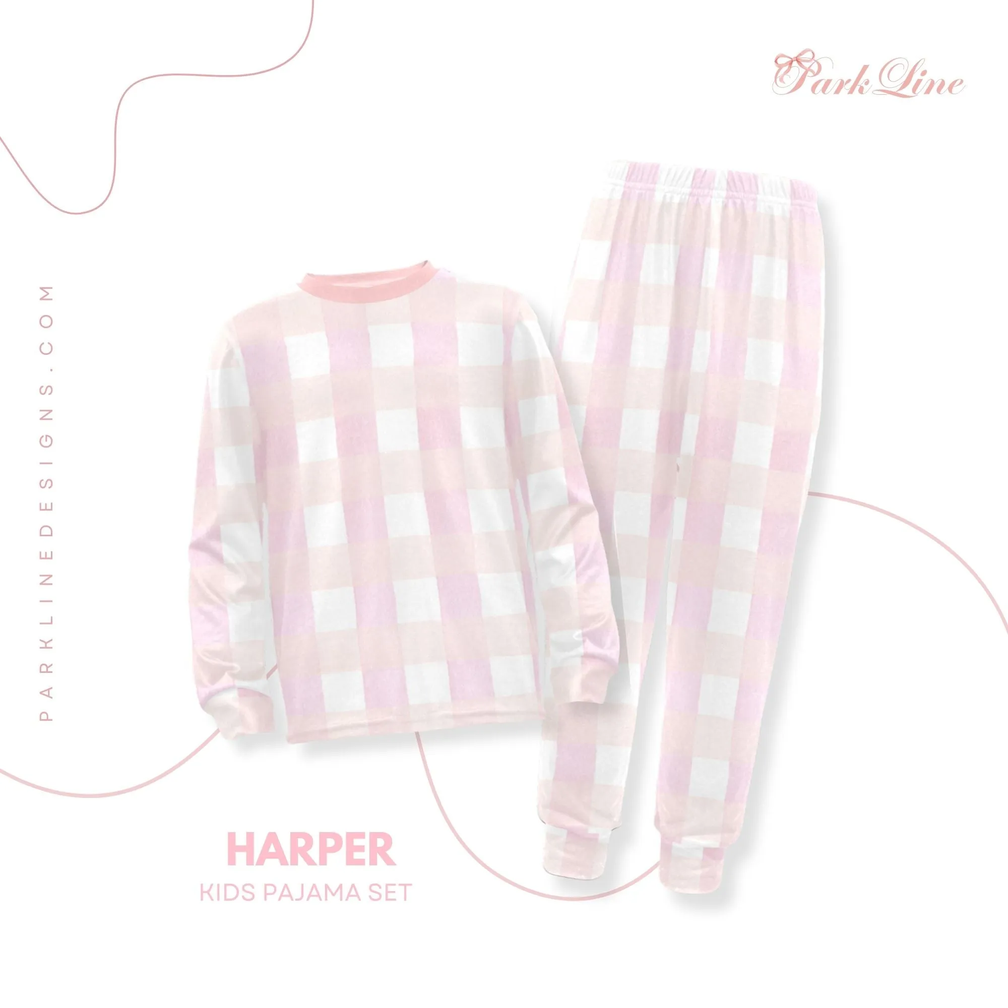 Blue Magnolia | Pajama Set for Girls  | Elegant & Comfortable Sleepwear for Kids