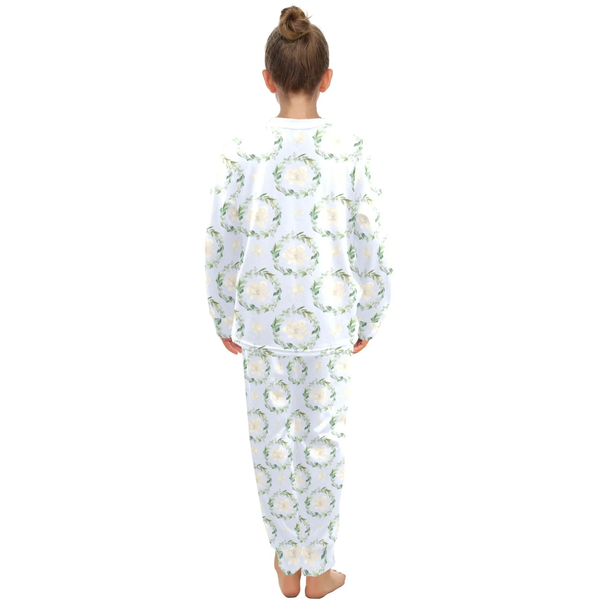 Blue Magnolia | Pajama Set for Girls  | Elegant & Comfortable Sleepwear for Kids