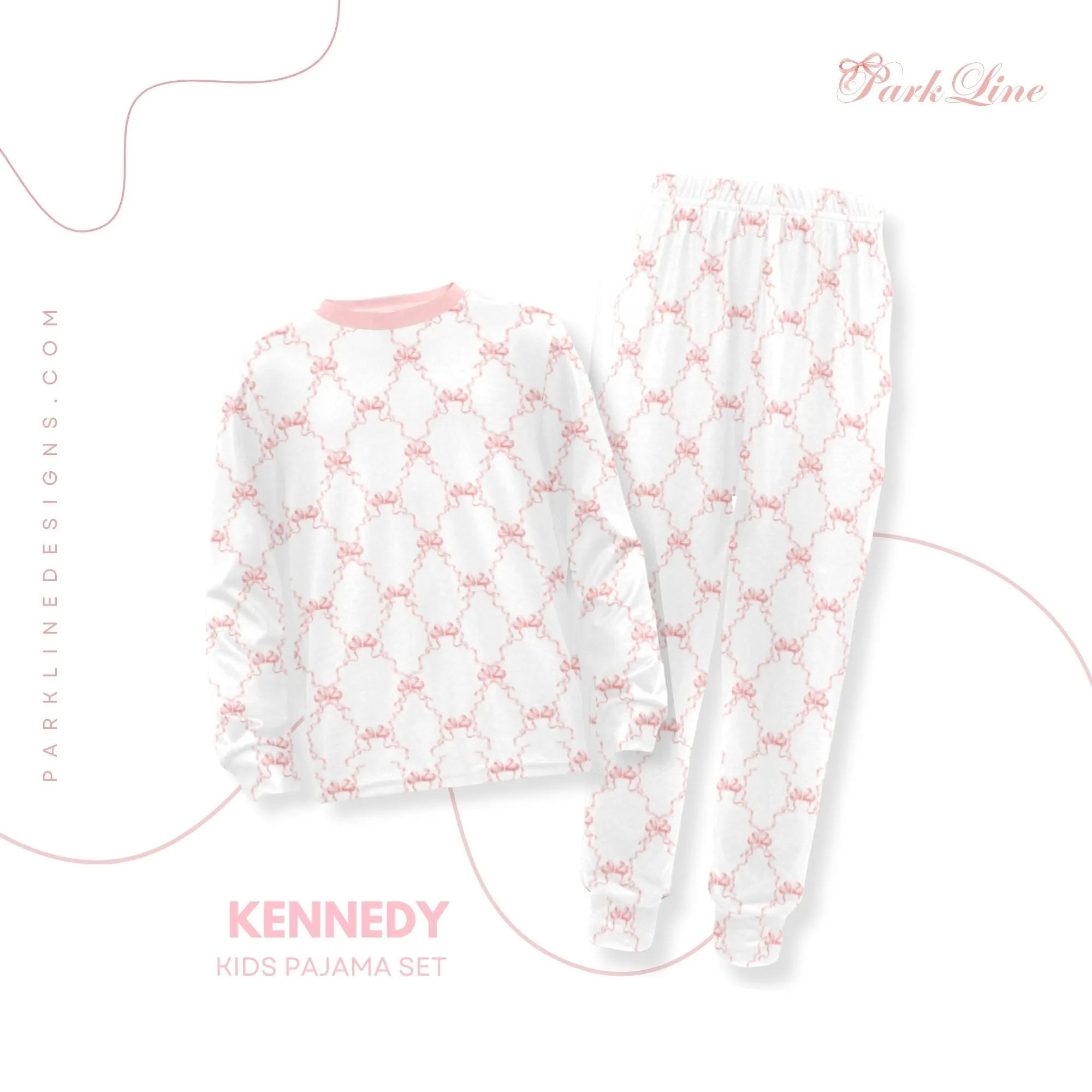 Blue Magnolia | Pajama Set for Girls  | Elegant & Comfortable Sleepwear for Kids
