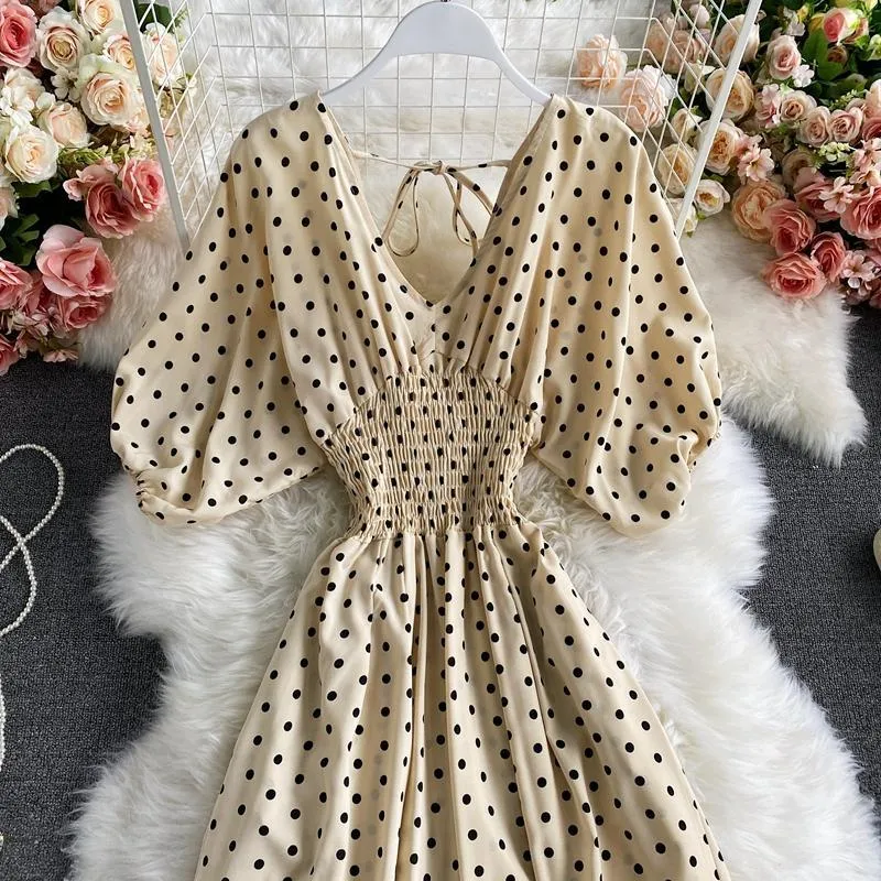 Bohemian Romper - Polka Dot Wide Leg