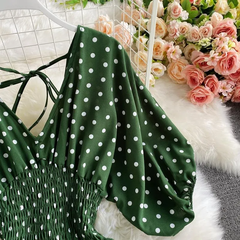 Bohemian Romper - Polka Dot Wide Leg