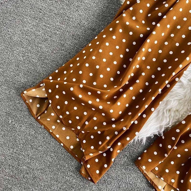 Bohemian Romper - Polka Dot Wide Leg