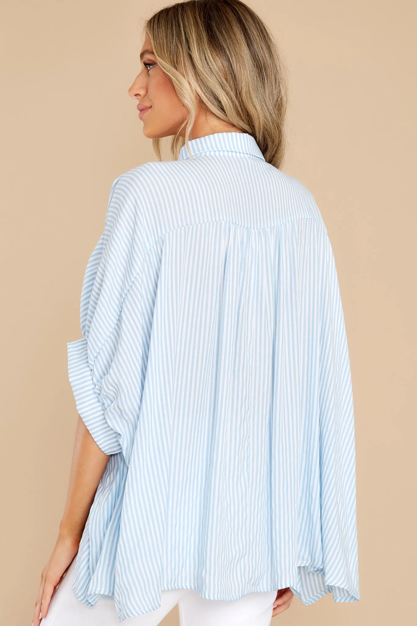 Change Your Stripes Blue Top