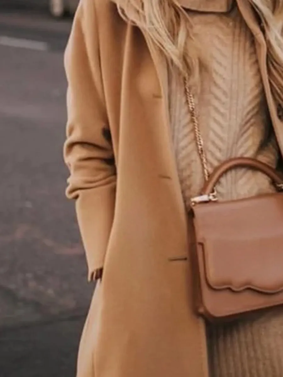Fashion Casual Solid Color Mauni Coat