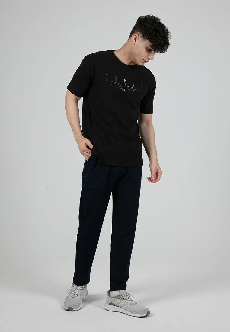 Forest Boxy Cut Graphic Tee Crew Neck Short Sleeve T Shirt Men | Oversized Shirt Men - 23942