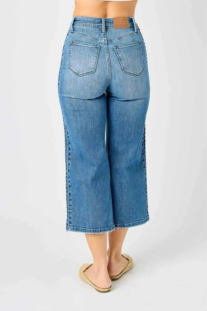JUDY BLUE - BRAIDED BETTY JEANS