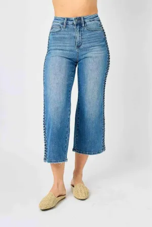 JUDY BLUE - BRAIDED BETTY JEANS
