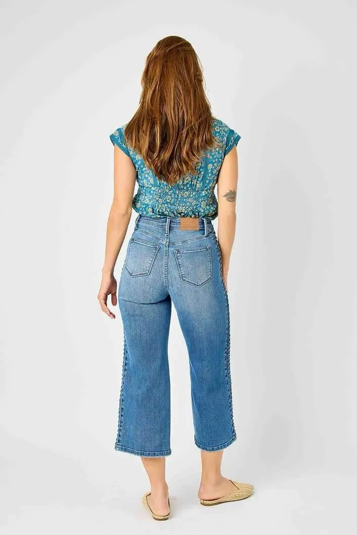 JUDY BLUE - BRAIDED BETTY JEANS