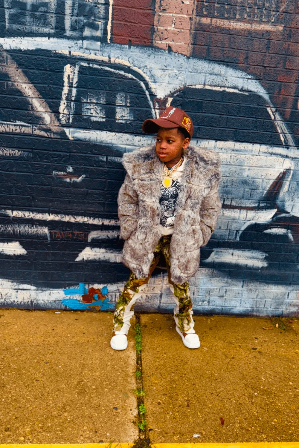 Kids Don Juan Fur Coat (Chinchilla)