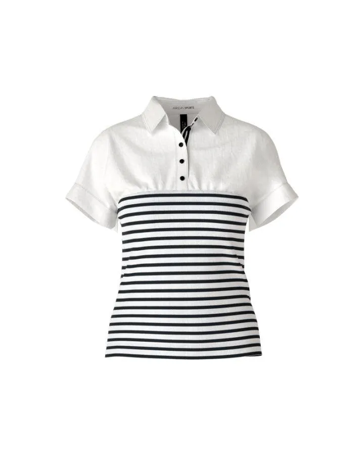 Marc Cain Cotton Stripe Mix Top