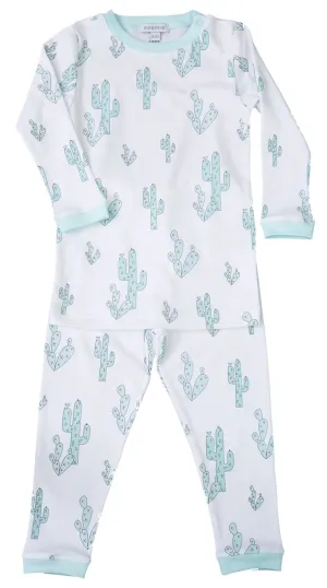 Noomie Green Cactus 2pc L/S Pajama Set