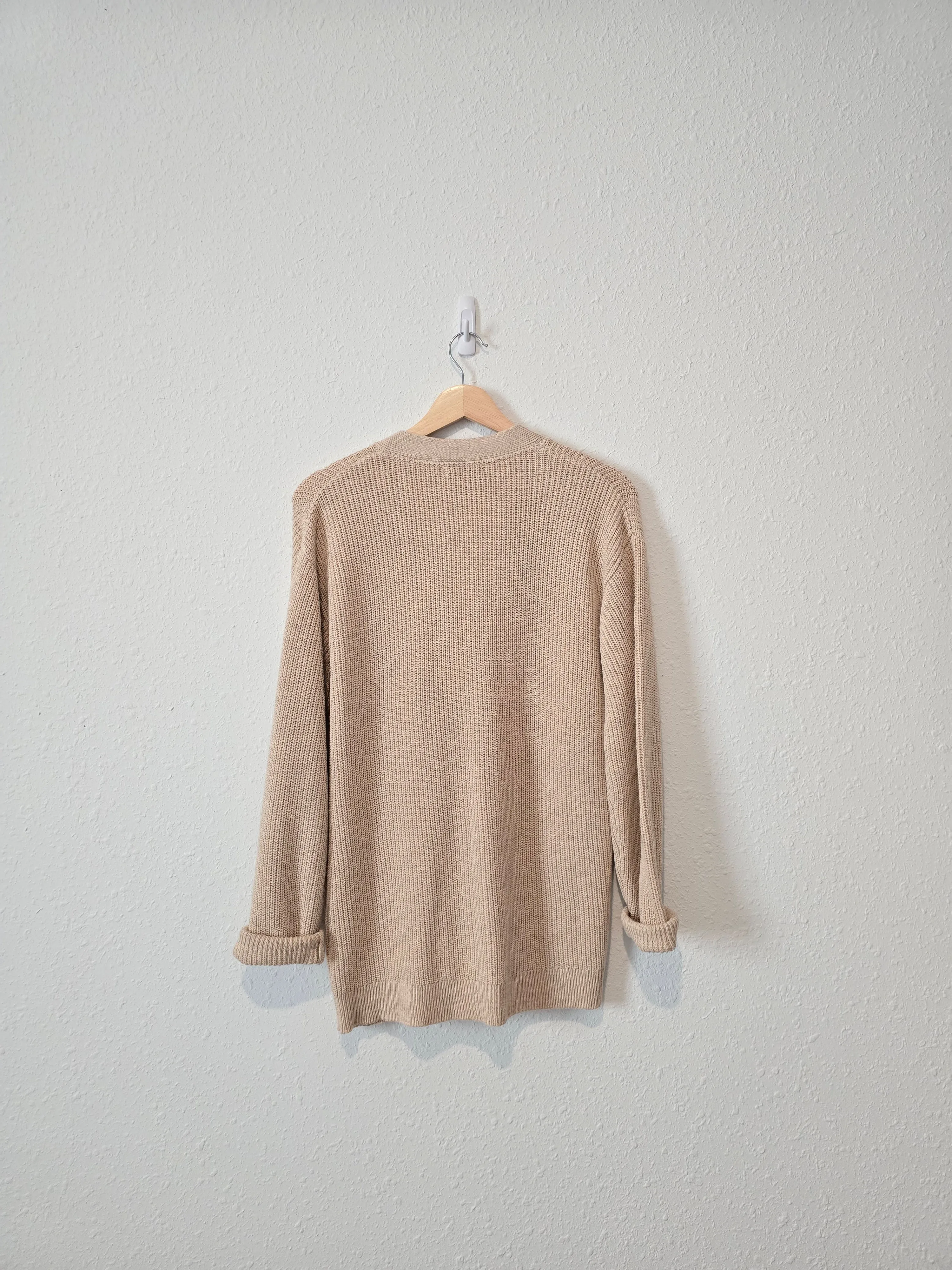 Oatmeal Wool Blend Sweater (XS)