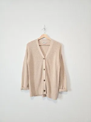 Oatmeal Wool Blend Sweater (XS)