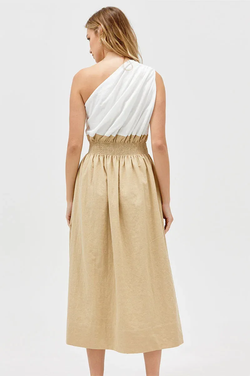 Reserve Midi Dress - Latte