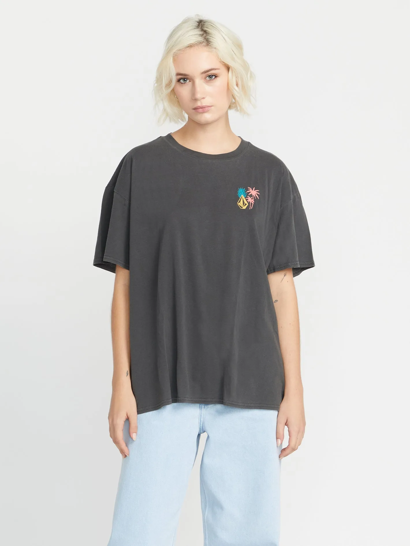 Stones Throw Short Sleeve Tee - Black