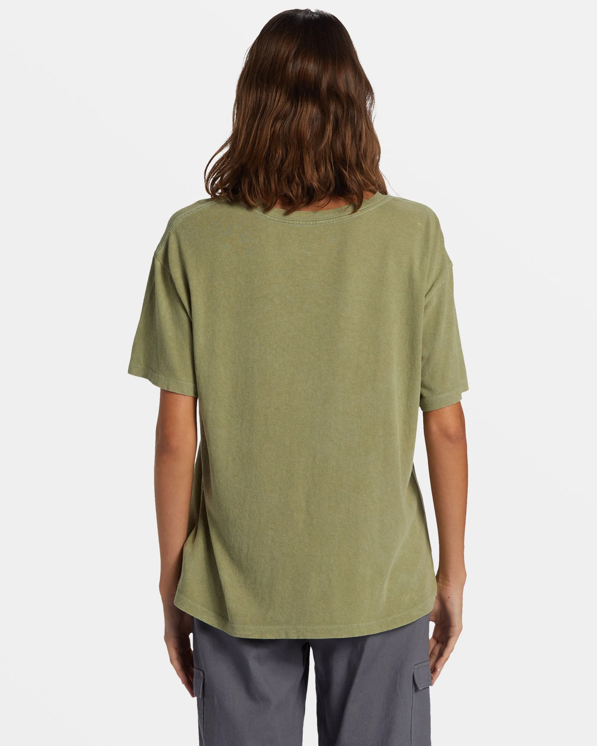 Surfs Up Short Sleeve T-Shirt - Oil Green