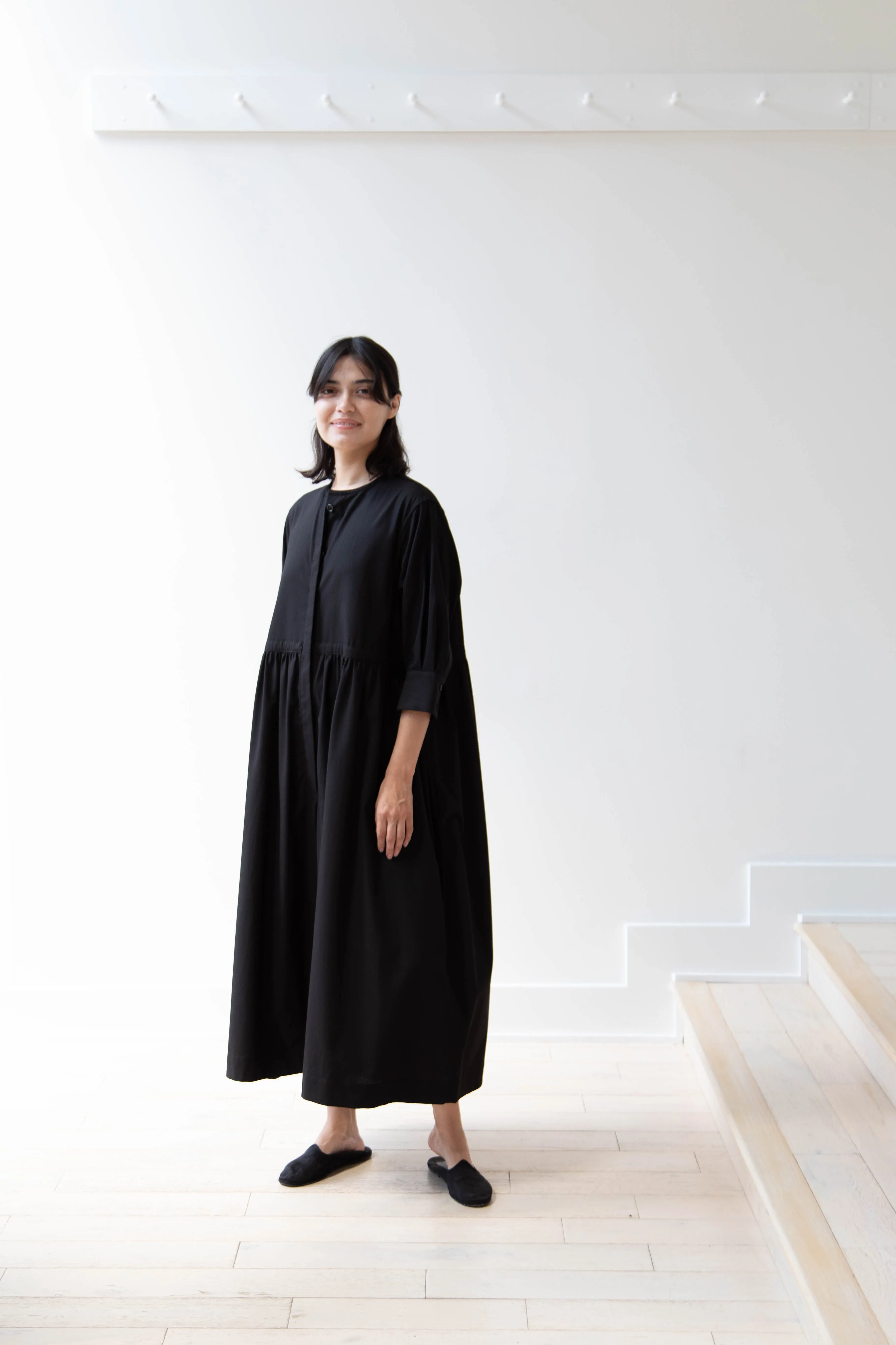 Tenne Handcrafted Modern | Waist String Jumpsuit In Black