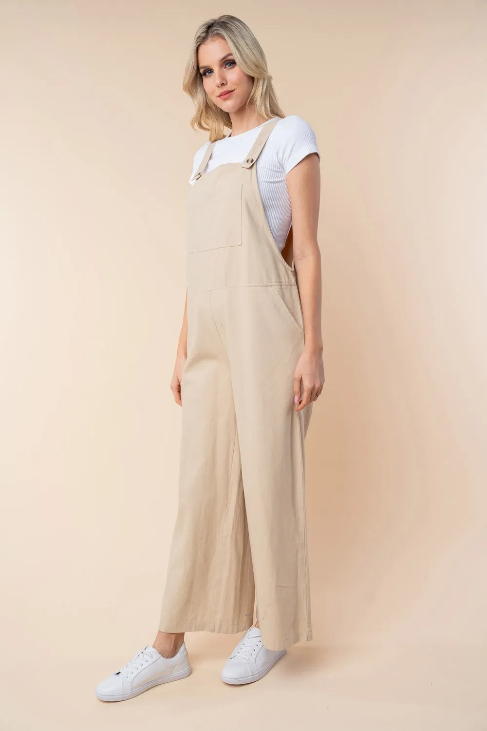 White Birch Wide Leg Jumpsuit