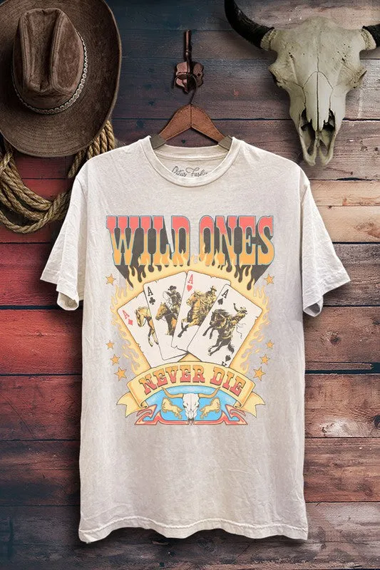 Wild Ones Never Die Graphic Top S-XL